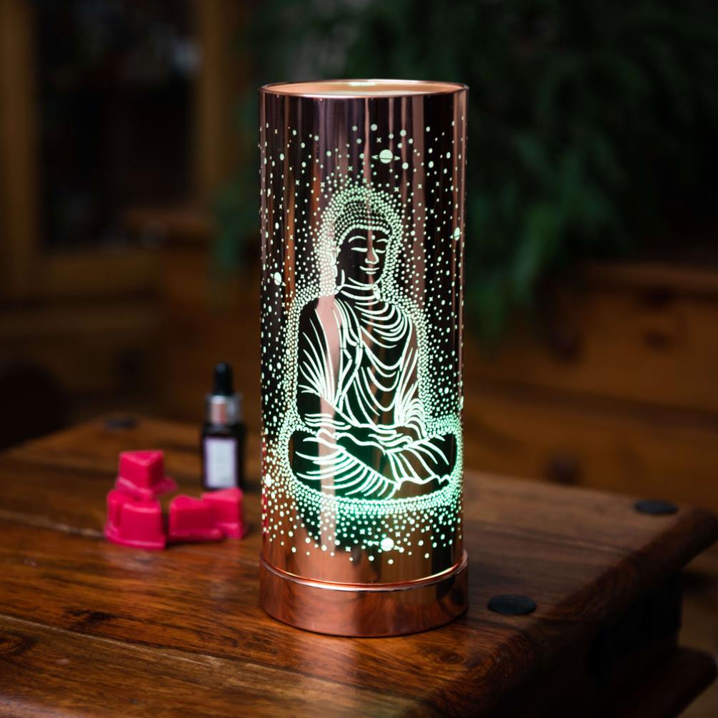 Sense Aroma Colour Changing Rose Gold Buddha Electric Wax Melt Warmer Extra Image 1